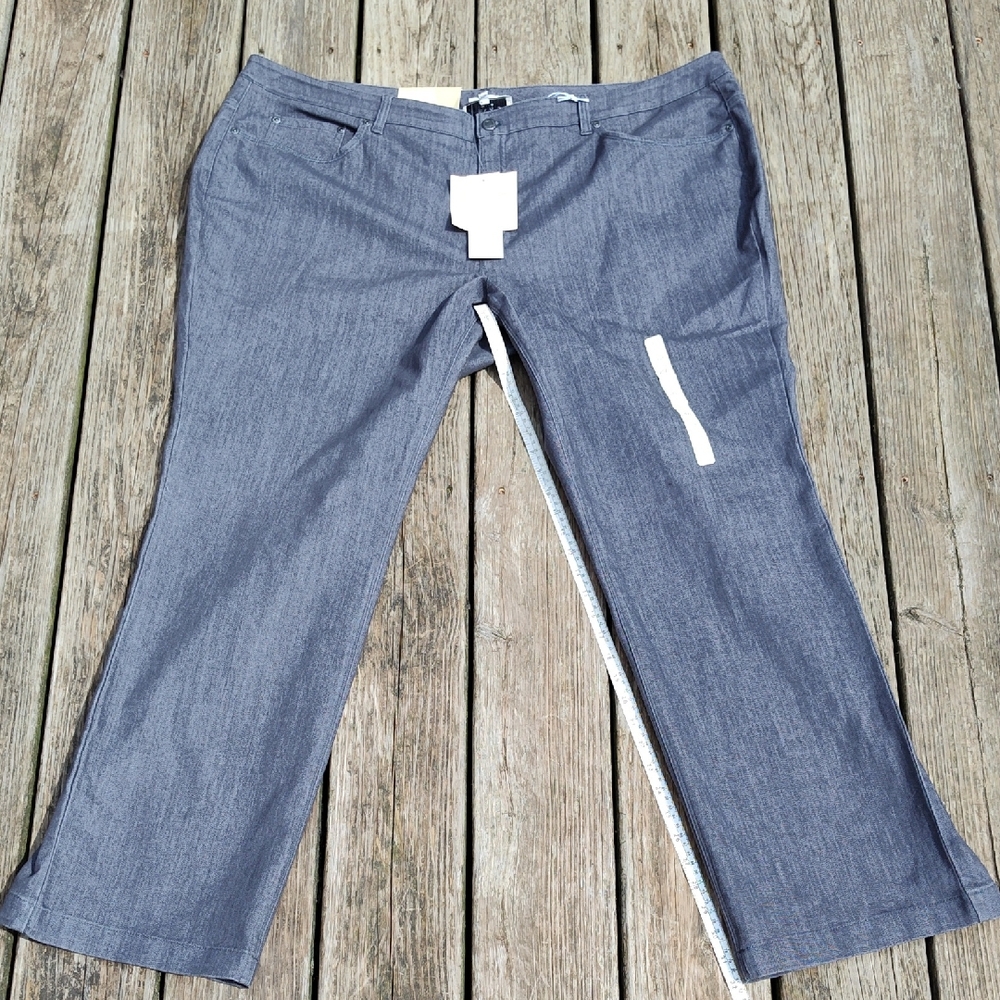 Women's 24w Classic Gray Pant Jones New York